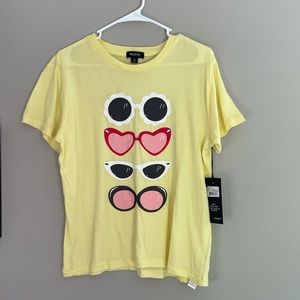 WILDFOX NWT Sunnies sunglasses graphic keke Tee short sleeve T-shirt